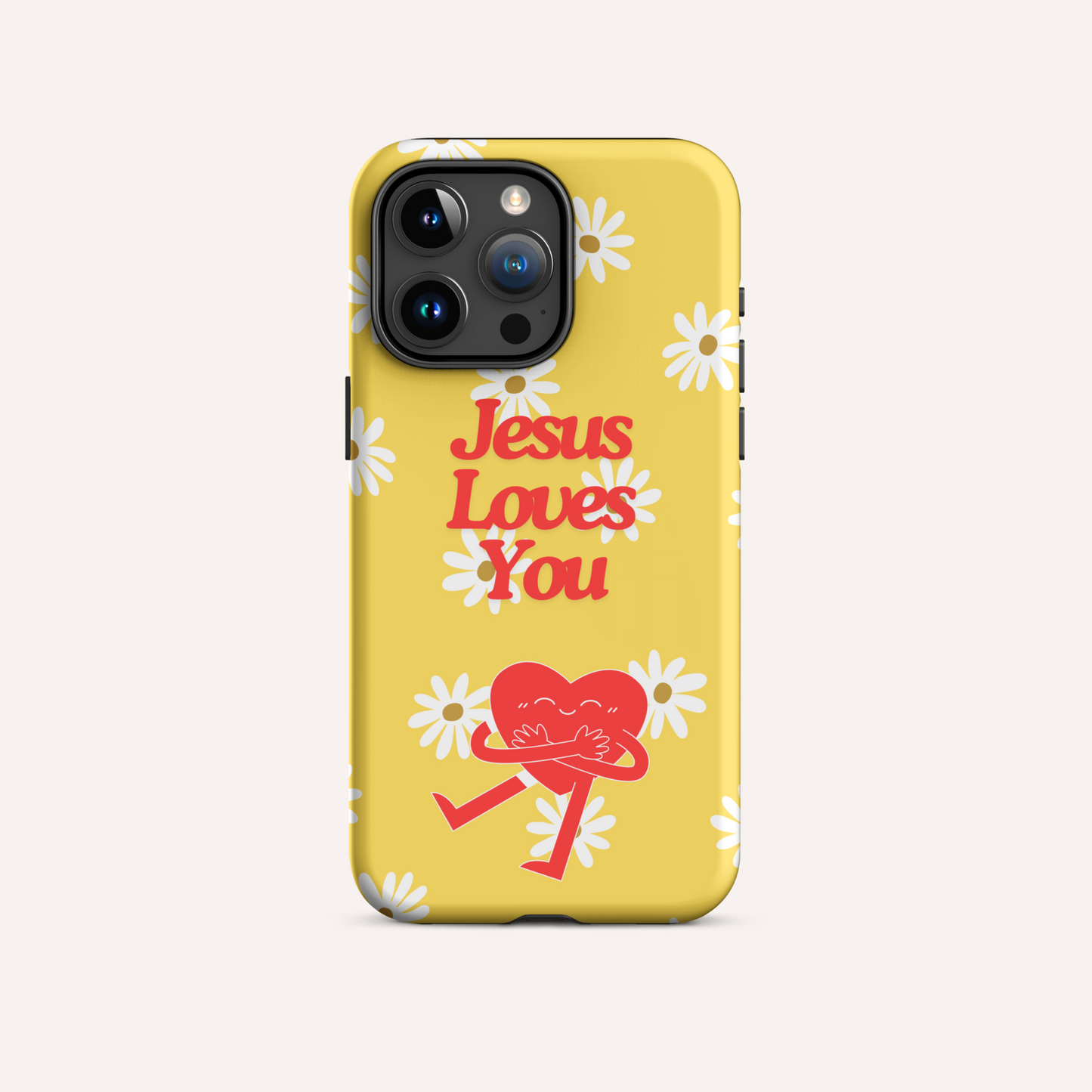 jesus loves you yellow floral iphone case christian iphone case accessories