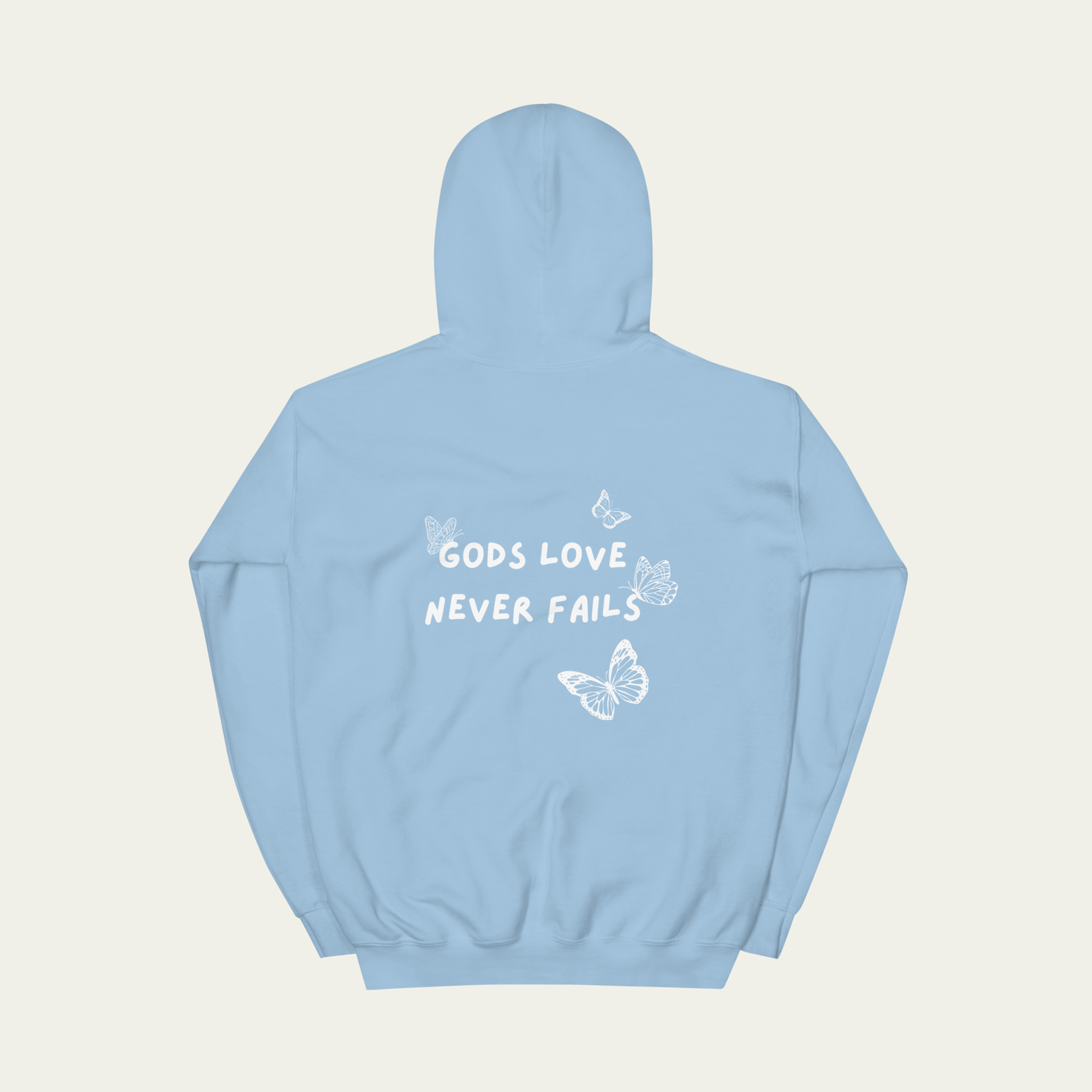 gods love never fails hoodie christian sweatshirts