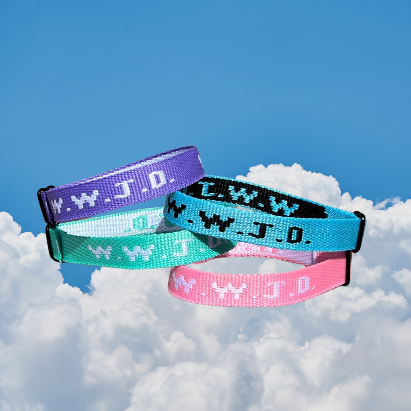 BEST SELLER🔥 WOVEN WWJD BRACELET- PASTEL