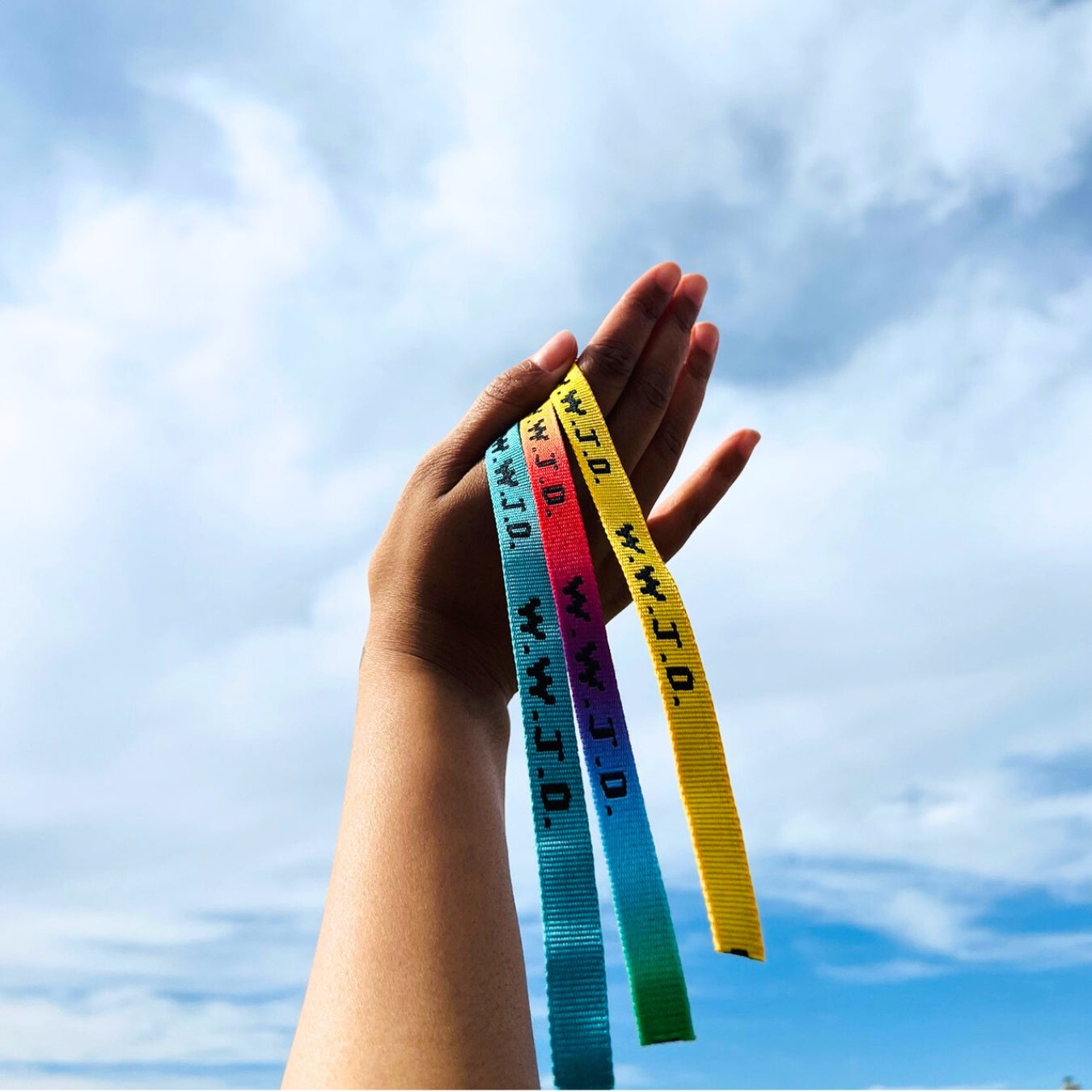 WOVEN WWJD BRACELET- RAINBOW BUNDLE (3-PACK)