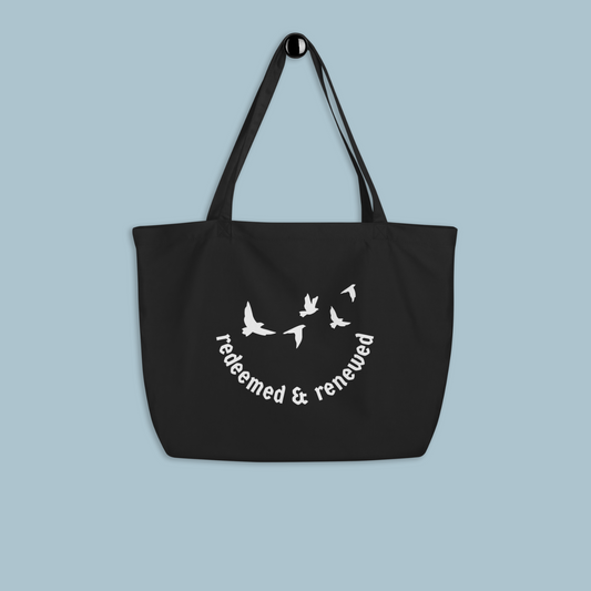 LARGE REDEEMED TOTE (Premium Organic Cotton)