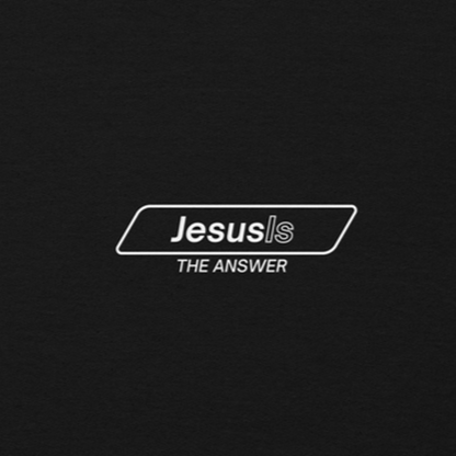 jesus is the answer hoodie christian sweatshirts